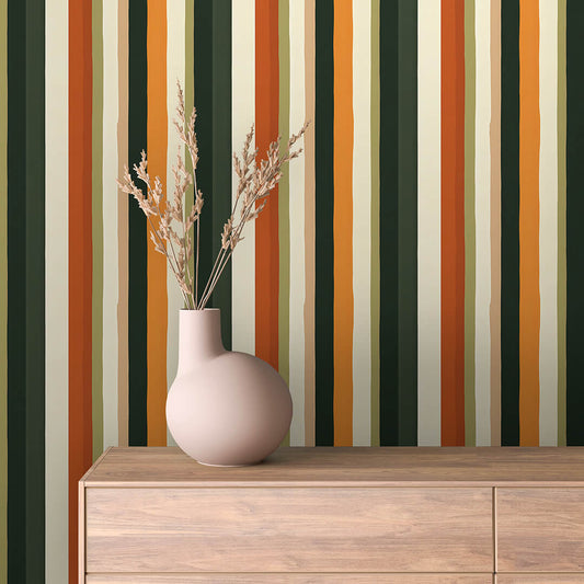 Papier Peint Rayures Design Classique et Chic