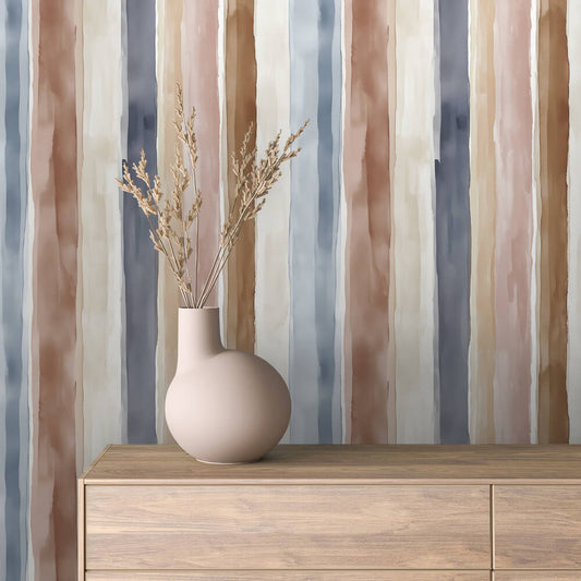 Papier Peint Rayures Design Classique et Chic