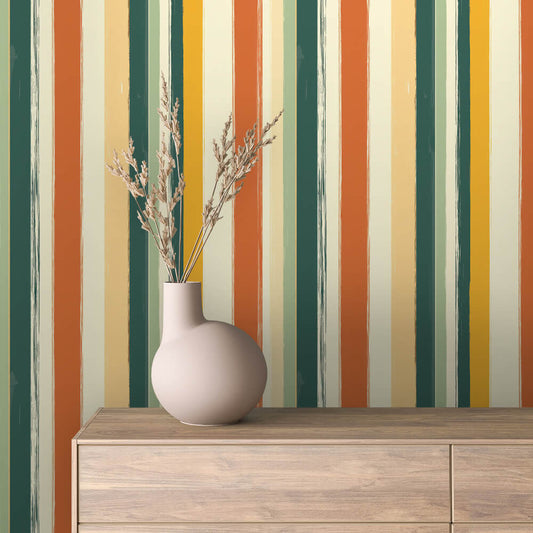 Papier Peint Rayures Design Classique et Chic