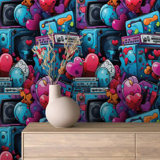 Papier Peint Design Vintage Style Moderne et Créatif