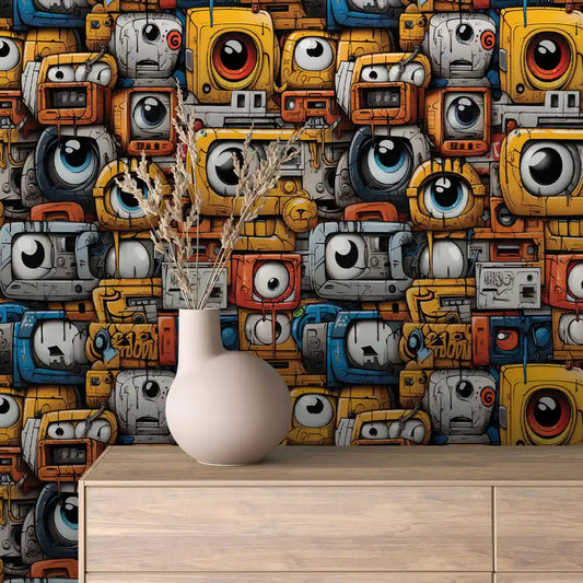 Papier Peint Design Vintage Style Moderne et Créatif