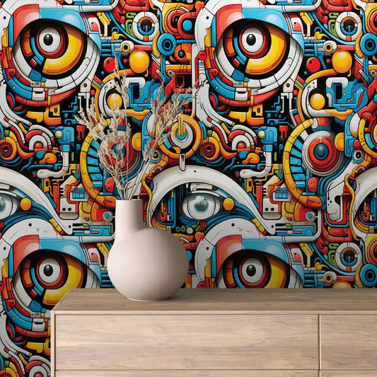 Papier Peint Design Vintage Style Moderne et Créatif