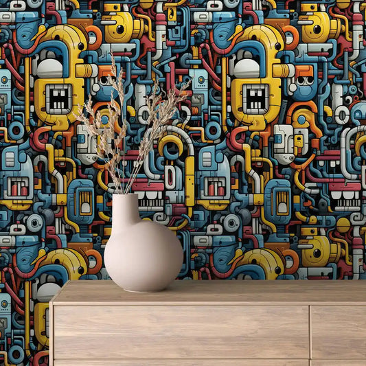 Papier Peint Design Vintage Style Moderne et Créatif