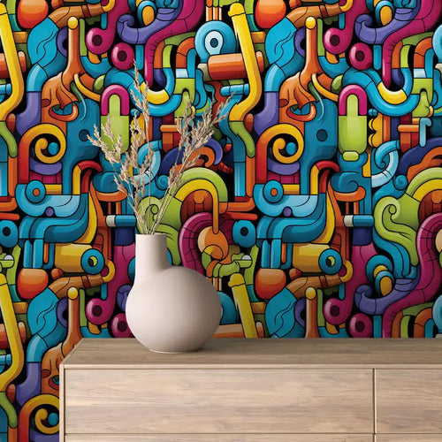 Papier Peint Design Vintage Style Moderne et Créatif