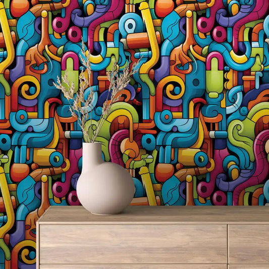 Papier Peint Design Vintage Style Moderne et Créatif