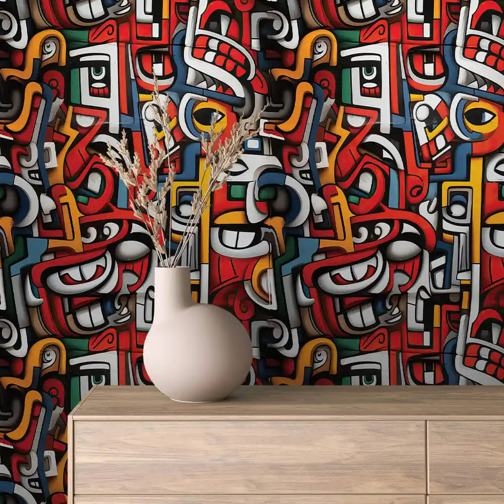 Papier Peint Design Vintage Style Moderne et Créatif