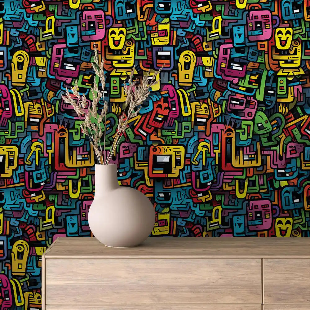 Papier Peint Design Vintage Style Moderne et Créatif
