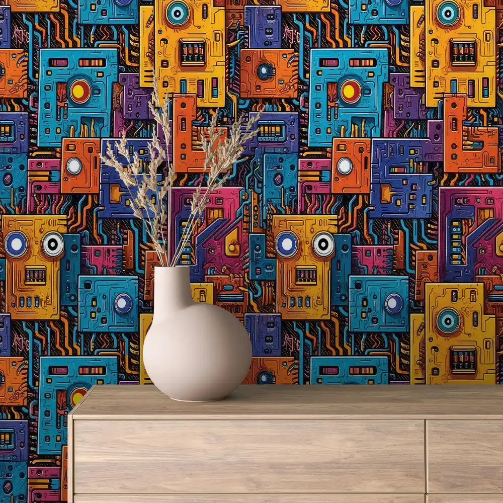 Papier Peint Design Vintage Style Moderne et Créatif