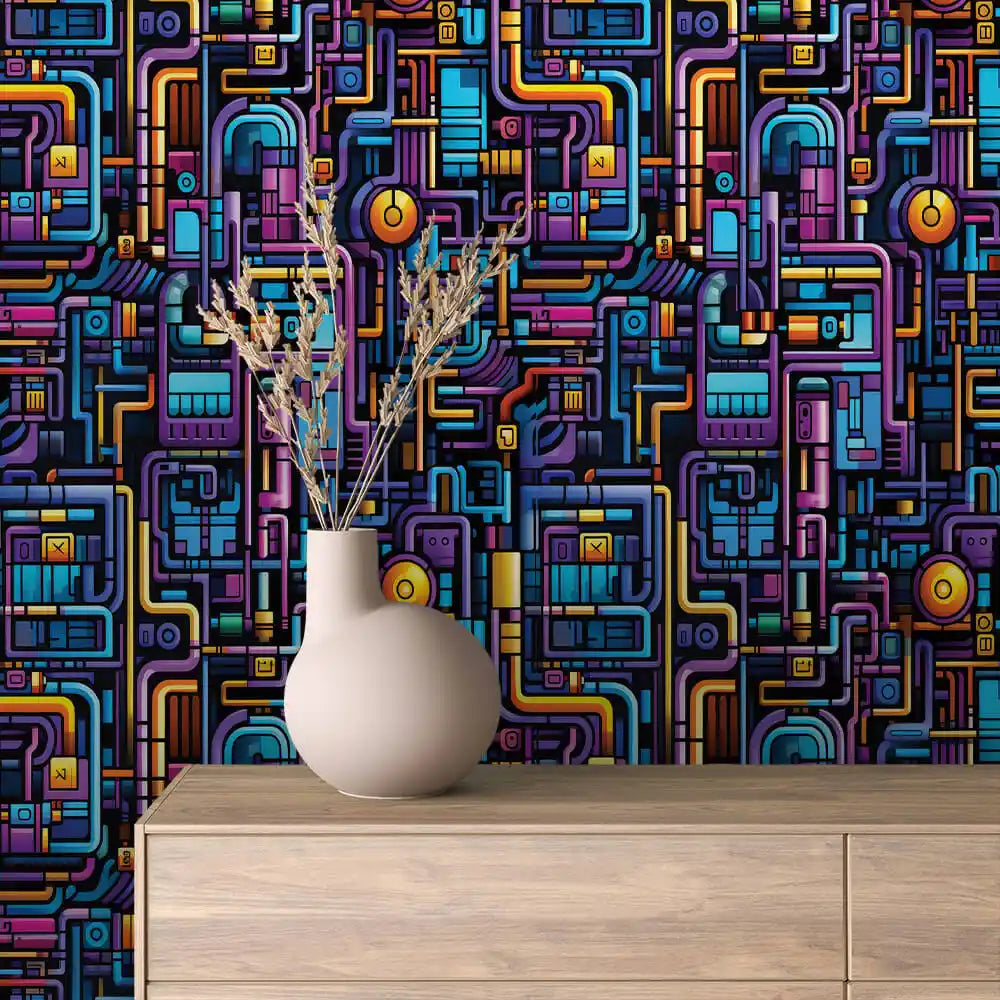 Papier Peint Design Vintage Style Moderne et Créatif