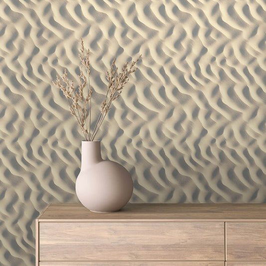 Papier Peint Motif Ondulé Style Moderne Élégant