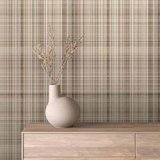 Papier Peint Motif Ondulé Style Moderne Élégant