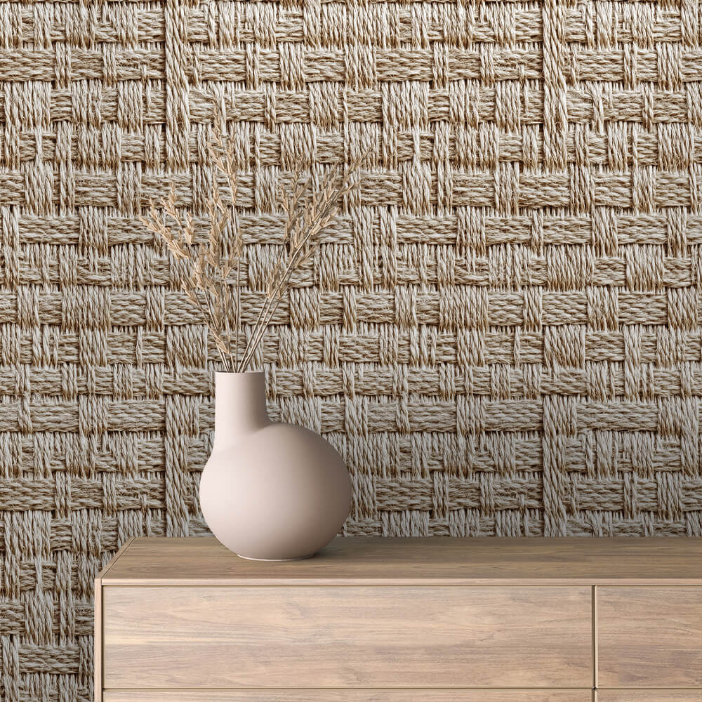 Papier Peint Motif Ondulé Style Moderne Élégant