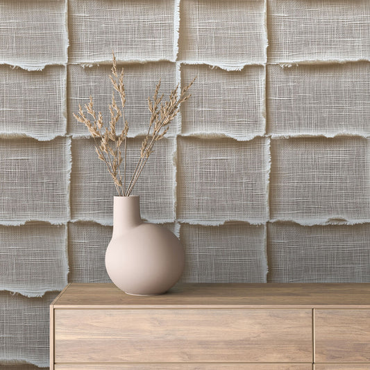 Papier Peint Motif Ondulé Style Moderne Élégant