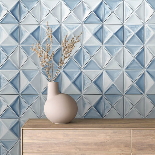 Papier Peint Motif Carreaux Vintage Style Méditerranéen Élégant