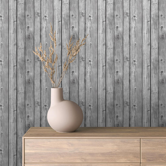 Papier Peint Effet Bois Vieilli Style Rustique Moderne