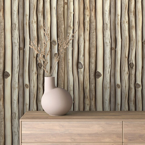 Papier Peint Effet Bois Vieilli Style Rustique Moderne