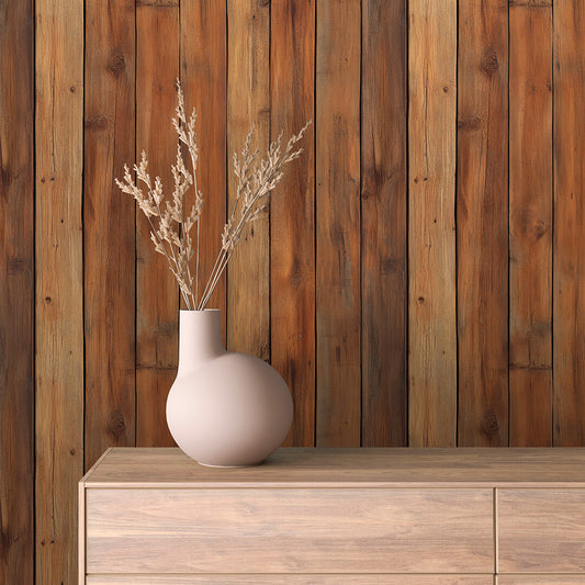 Papier Peint Effet Bois Vieilli Style Rustique Moderne