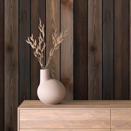 Papier Peint Effet Bois Vieilli Style Rustique Moderne
