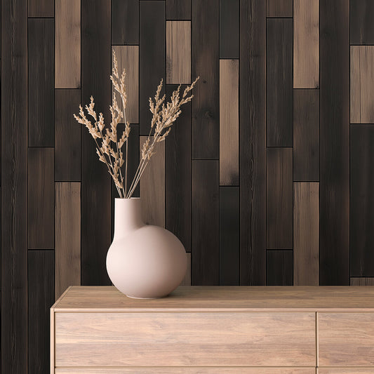 Papier Peint Effet Bois Vieilli Style Rustique Moderne