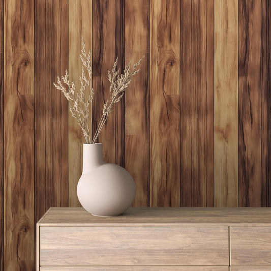 Papier Peint Effet Bois Vieilli Style Rustique Moderne