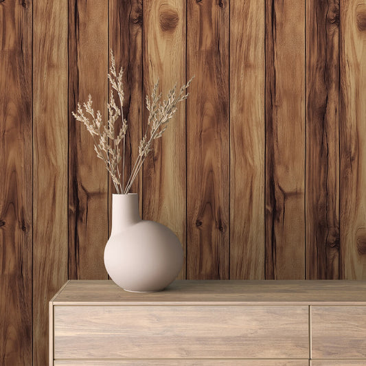Papier Peint Effet Bois Vieilli Style Rustique Moderne