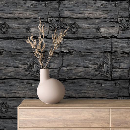Papier Peint Effet Bois Vieilli Style Rustique Moderne