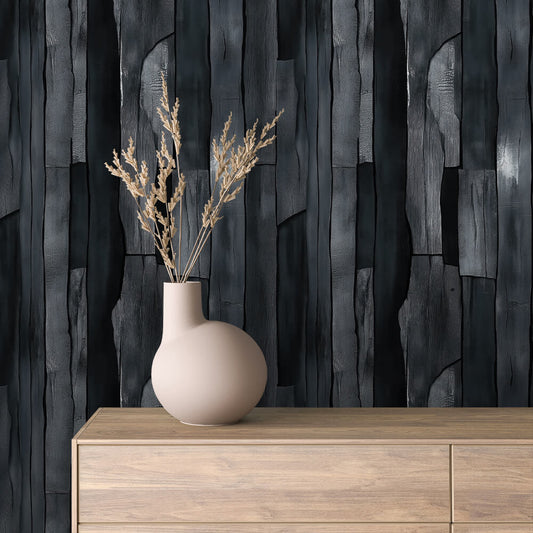 Papier Peint Effet Bois Vieilli Style Rustique Moderne